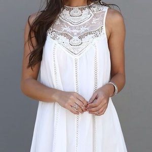 Avalon White dress summer dress